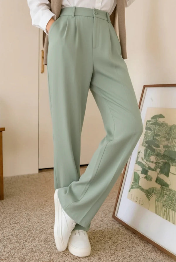 Men’s Linen Trouser – Olive Green